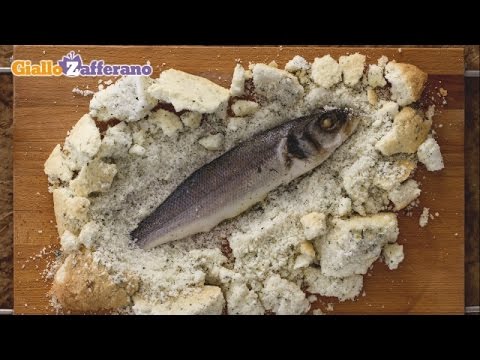 Sea bass in a salt crust – Italian recipe Sea bass in a salt crust - Italian recipe