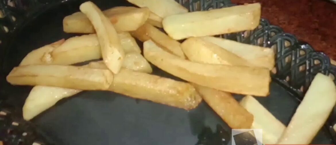 Tasty crispy homemade French Fries at home!! Try my recipe➡