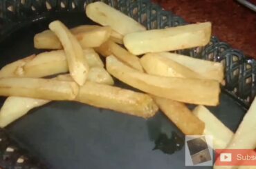 Tasty crispy homemade French Fries at home!! Try my recipe➡