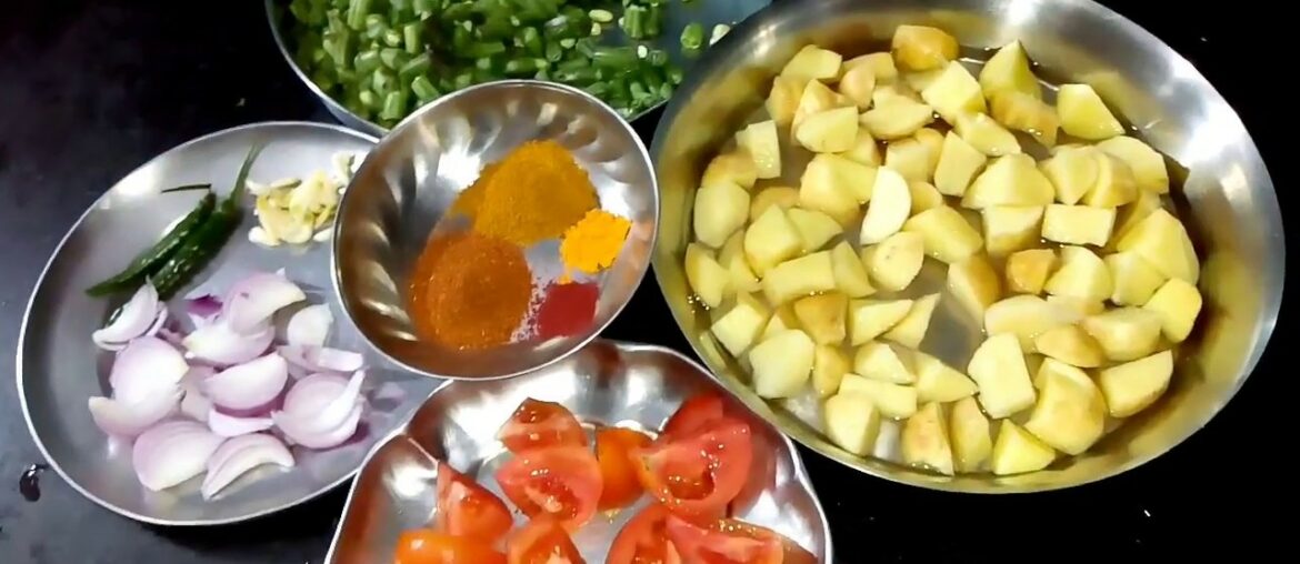 French beans sabji recipe | potato beans sabji & big puri recipe #NewRecipes | #MamtaKitchenRecipes French beans sabji recipe | potato beans sabji & big puri recipe #NewRecipes | #MamtaKitchenRecipes