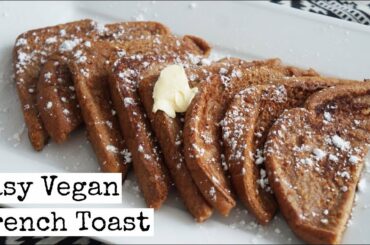 Easy Vegan French Toast Recipe  | Vegan Valentine's Day Food