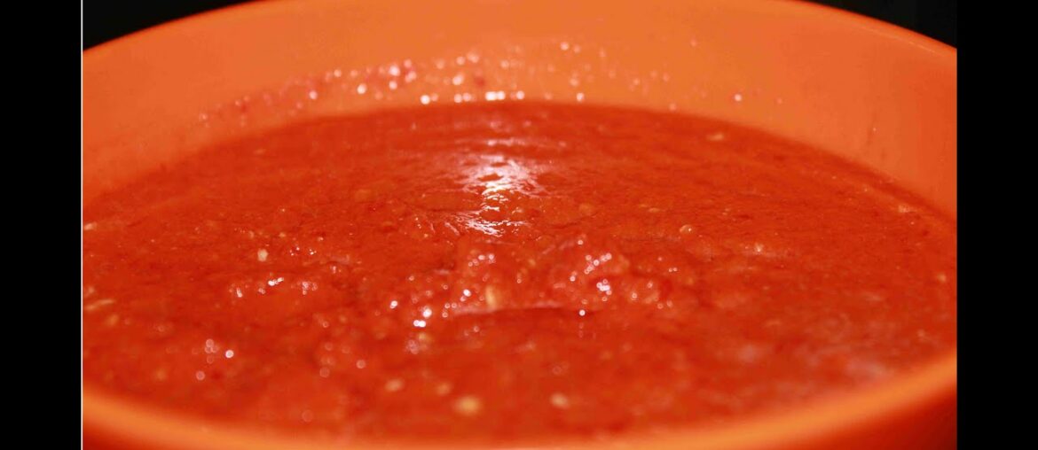 How to make Veg Momos Red Chutney in Hindi - A Quick Recipe of Momos Chutney