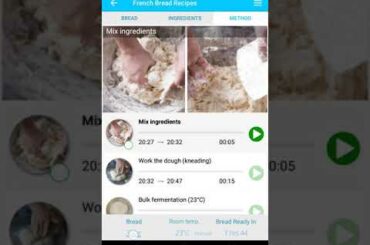 French Bread Recipes Android App demo v1.061