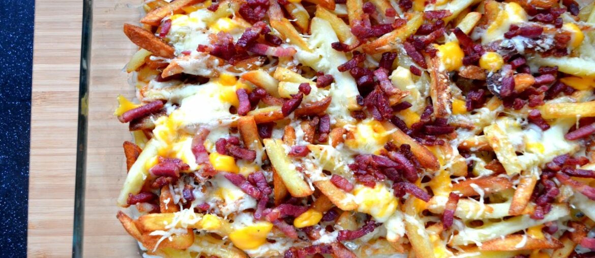 Bacon & cheese fries quick and easy recipe