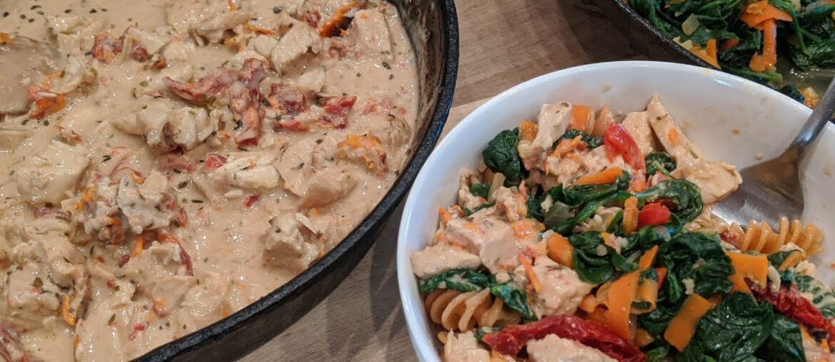 Sun Dried Tomato Parmesan Cream Sauce with Chicken Recipe