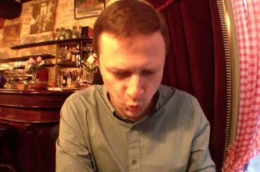 Drinking French wine.