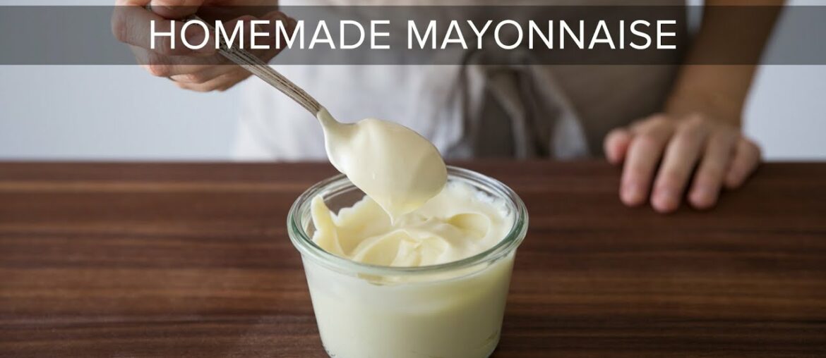 HOW TO MAKE MAYONNAISE | easy mayo recipe with stick blender