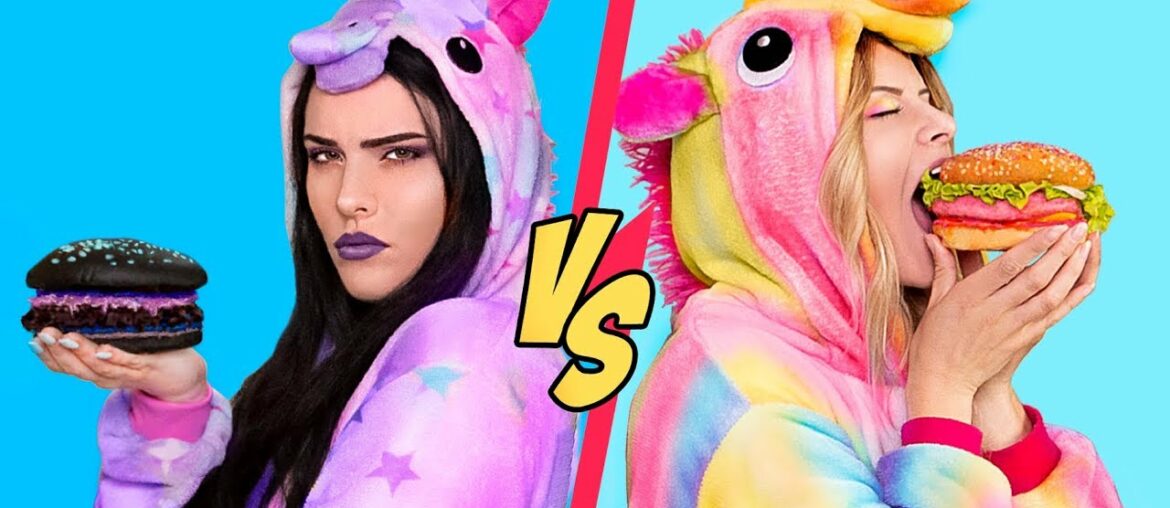 Good Unicorn Food vs Bad Unicorn Food Challenge! / 11 Rainbow Unicorn Recipes Good Unicorn Food vs Bad Unicorn Food Challenge! / 11 Rainbow Unicorn Recipes