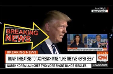 TRUMP THREATENS TO TAX FRENCH WINE ''LIKE THEY'VE NEVER SEEN''