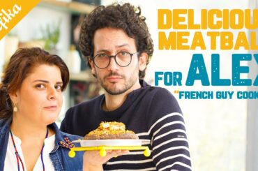 Delicious Meatball Recipe | Kofte Disguised as a Turkish Kunefe ft. Alex French Guy Cooking