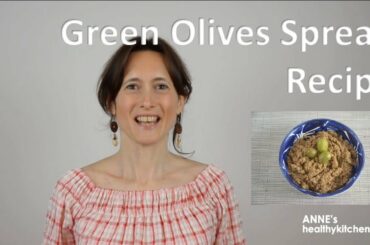 Green Olives Spread Recipe (French Tapenade)