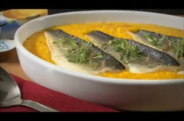 Marco Pierre White recipe for Saffron Risotto with Sea Bass