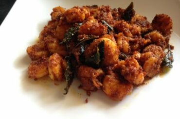 Prawns Fry Recipe - How To Make Indian Style Prawns Fry Recipe - Shrimp Fry Recipe