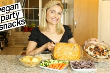 3 Delicious Vegan Party Dips! French Onion, 7 Layer & Buffalo Cauliflower