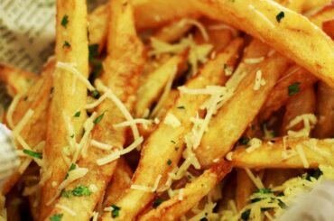 Fries Recipe | How To Make Crispy Garlic Fries