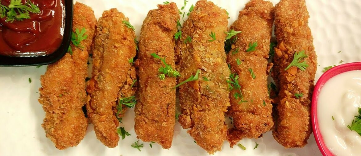 Fish Fingers Fries | Fish Fingers Fries Recipe in Hindi by Farheen Khan | How To Make Fish Fingers
