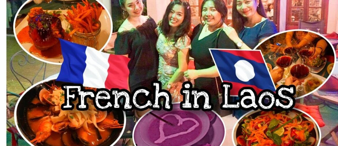 ร้านอาหารฝรั่งเศส ในเวียงจันท์ 🇱🇦 Wine for the first time | French restaurant in Vientiane, Laos