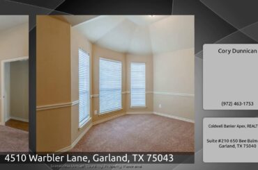 4510 Warbler Lane, Garland, TX 75043