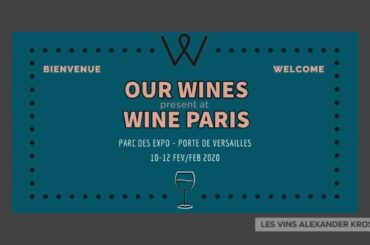 Our wines at Wine Paris 2020