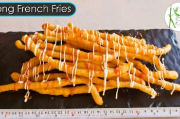 20 cm Long French Fries Recipe | Best & Easy Recipe of Japanese Style Fries ~ The Terrace Kitchen