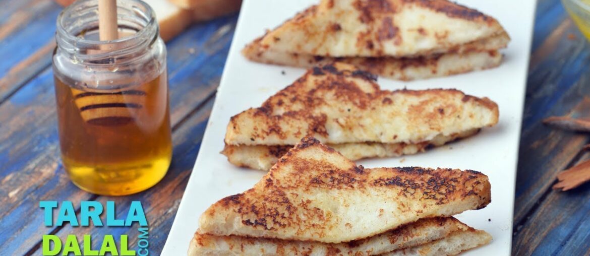 French Toast Recipe, Eggless French Toast by Tarla Dalal French Toast Recipe, Eggless French Toast by Tarla Dalal