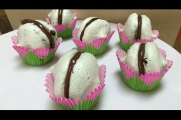 No Eggs Mint Chocolate Chip Vegan French Macarons Video Recipe