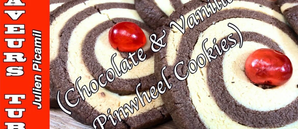 How to make Chocolate & Vanilla Pinwheel Cookies with The French Baker TV Chef Julien Picamil