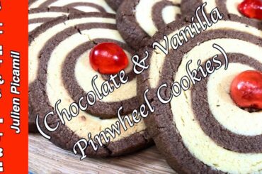 How to make Chocolate & Vanilla Pinwheel Cookies with The French Baker TV Chef Julien Picamil