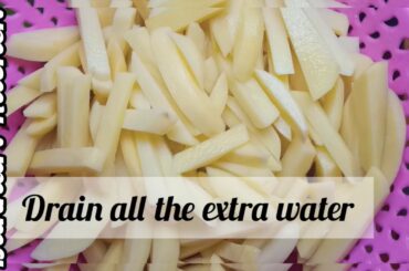 Crispy potato finger chips| French fries Recipe