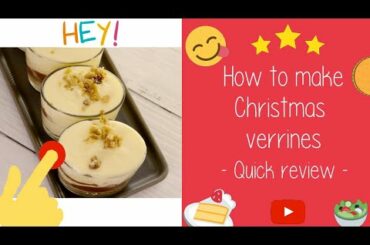 How to make CHRISTMAS VERRINES😋 | Paces Cook quick [Cook step by step]