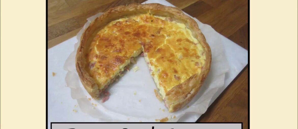 Recipe: French Quiche Lorraine (with music) Recipe: French Quiche Lorraine (with music)