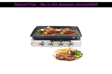 ⭐️ ITOP 4 Burners Gas Plancha BBQ Grills Outdoor Barbecue Tools Non-stick Cooking Hot Plates Heavy