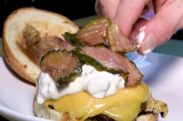 The Best Burger in NYC: Ed's Brisket Burger