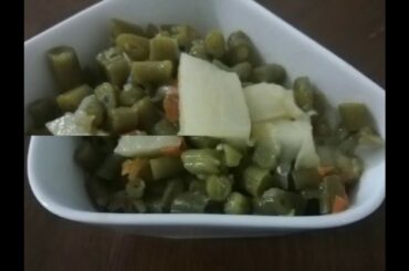 Potato green beans recipe/Indian potato French beans recipe /ಬಟಾಟೆ ಬೀನ್ಸ್ ಪಲ್ಯ/aloo beans recipe