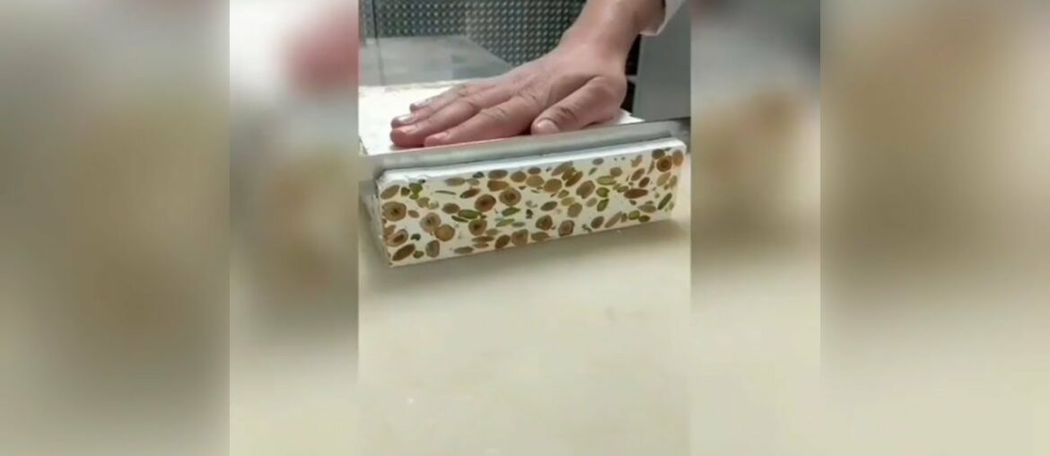 Recipe of White Nougat with almonds and hazelnuts [ 500g ] to pastry france mode