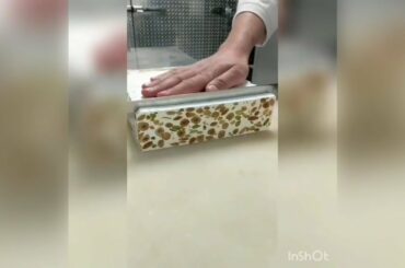 Recipe of White Nougat with almonds and hazelnuts [ 500g ] to pastry france mode