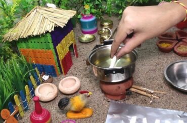Miniature Kitchen | Crispy MINI French Fries Recipe | Miniature Cooking Show / with SATISFYING ASMR