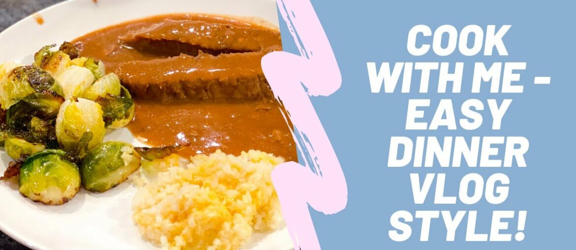 VLOG STYLE COOK WITH ME! | EASY WEEKNIGHT DINNER VLOG STYLE COOK WITH ME! | EASY WEEKNIGHT DINNER