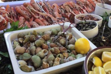 Seafood buffet at Hôtel Barrière Le Normandy Deauville in France
