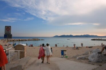 Walking Cannes, France - Main Shopping & Restaurant Streets to Night Market & Beach
