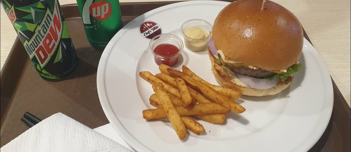 LIVE KITCHEN | Chef's Table Dhanmondi | Yummy Juicy Burger and French Fries