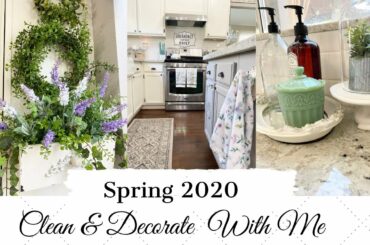 💐SPRING 2020💐 | CLEAN & DECORATE WITH ME | FRENCH COUNTRY FARMHOUSE STYLE | MONICA ROSE