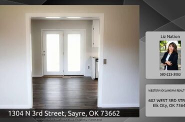 1304 N 3rd Street, Sayre, OK 73662
