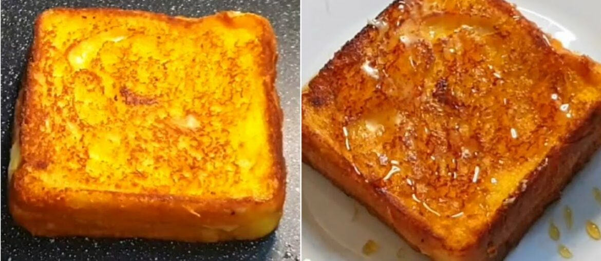 Classic Eggless French Toast Recipe ♥️ | 3 Different Ways  { NO EGGS }