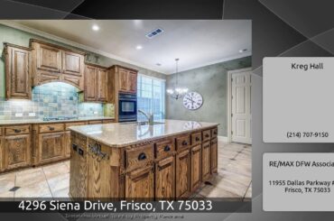 4296 Siena Drive, Frisco, TX 75033