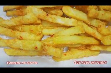 CRISPY FRENCH FRIES RECIPE/how to make crispy french fries at home recipe by BJS FOOD JUNCTION