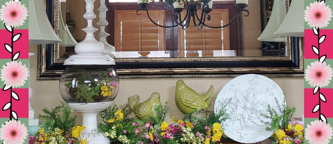 🌷 EARLY SPRING DECORATING - SPRING DECORATE WITH ME - SPRING DINING ROOM DECOR