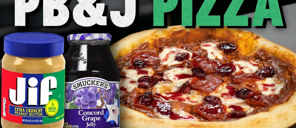Josh Makes a Peanut Butter and Jelly Pizza | Mythical Kitchen Josh Makes a Peanut Butter and Jelly Pizza | Mythical Kitchen