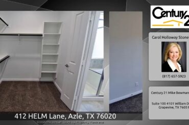 412 HELM Lane, Azle, TX 76020