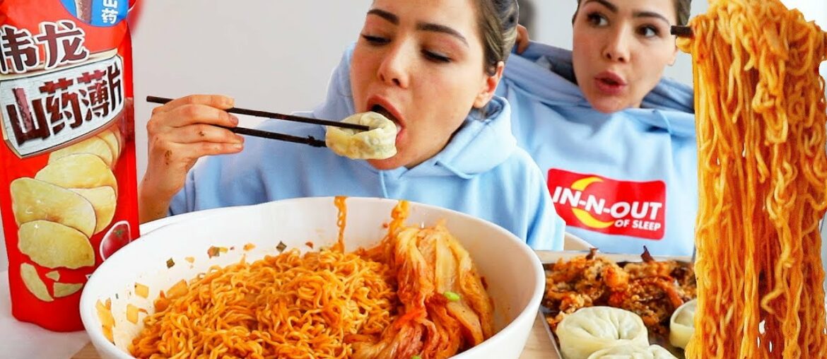 ASMR KIMCHI RECIPE & KIMCHI FRIED NOODLES, LARGE DUMPLINGS, SPICY SEAFOOD MUKBANG ASMR KIMCHI RECIPE & KIMCHI FRIED NOODLES, LARGE DUMPLINGS, SPICY SEAFOOD MUKBANG